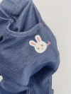 Xiaohua Family's 2022 autumn and winter new children's basic soft and fluffy bear and rabbit jeans Item Picture